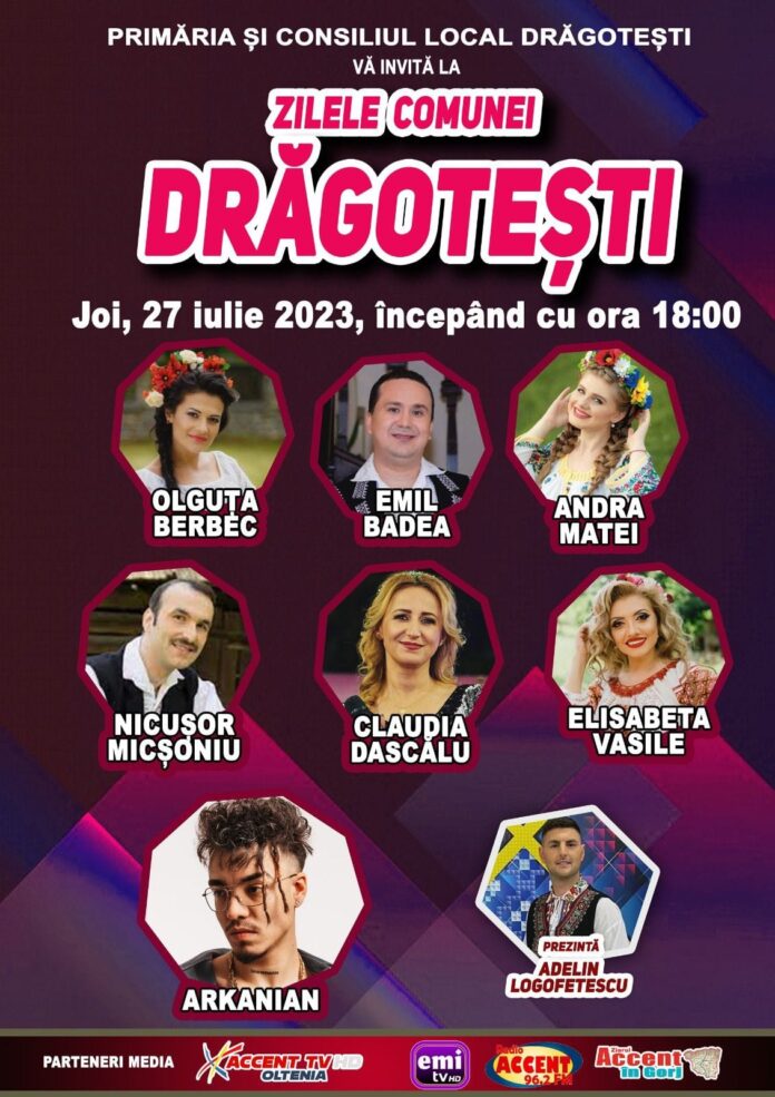 zilele comunei dragotesti 2023 Balciul de la Dragotesti 2023